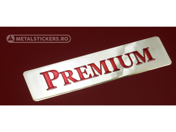 Etichete metalice Premium