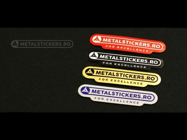 Etichete metalice aluminiu metalic stickers