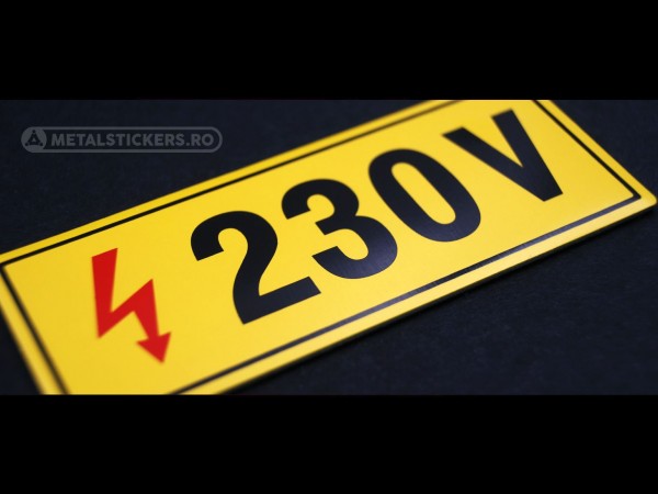 Etichete metalice 230V